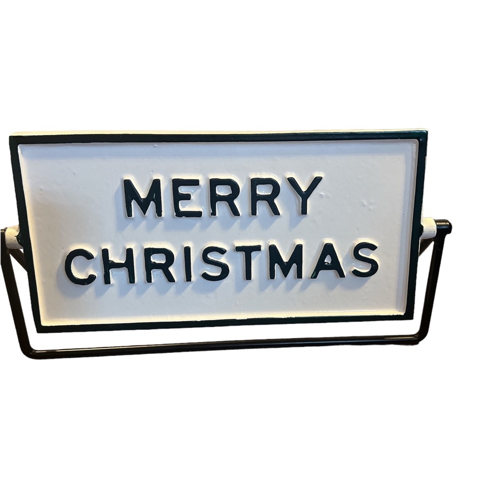 - Hearth and hand holiday sign NWOT